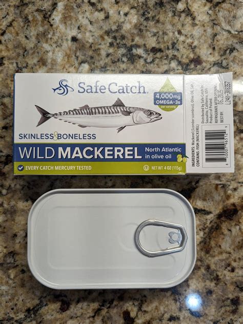 is canned mackerel safe.